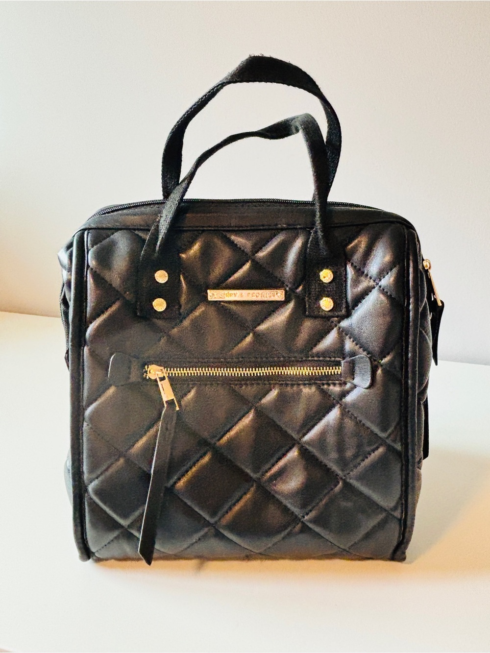 Poppy & Peonies Quilted Thermal Lunch Bag